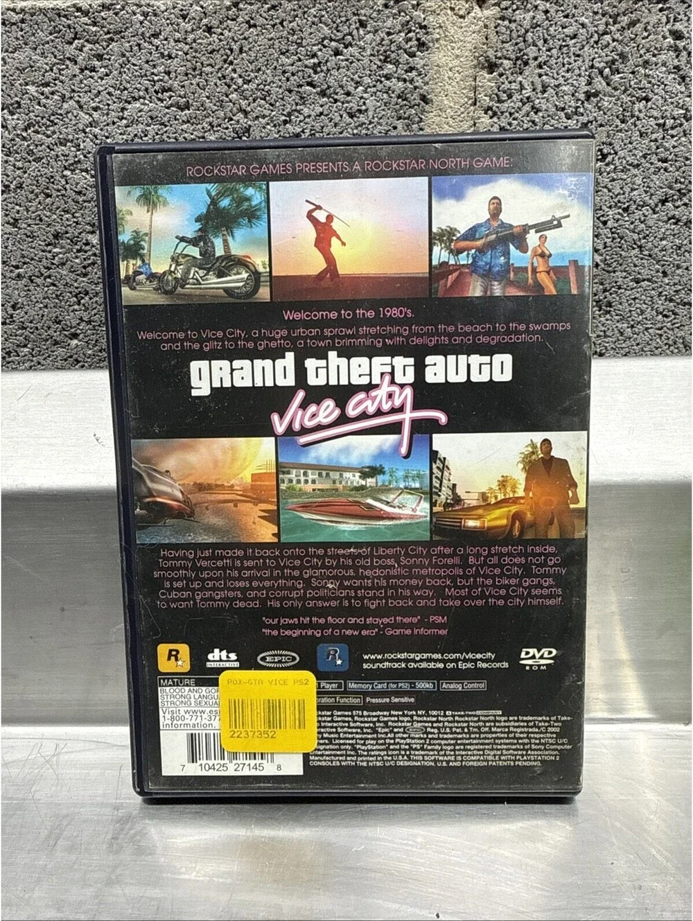 Grand Theft Auto: Vice City (Sony PlayStation 2, PS2)